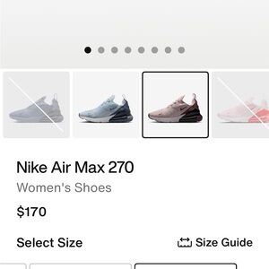 Nike Air Max 270 Women's Shoes - Purple